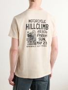 RRL - Garment-Dyed Printed Cotton-Jersey T-Shirt - Neutrals