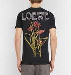 Loewe - Slim-Fit Printed Cotton-Jersey T-Shirt - Men - Black