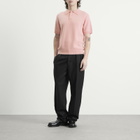Casablanca Men's Double Face Polo in Pink
