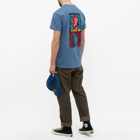 Tired Skateboards Men's Double Vision T-Shirt in Blue
