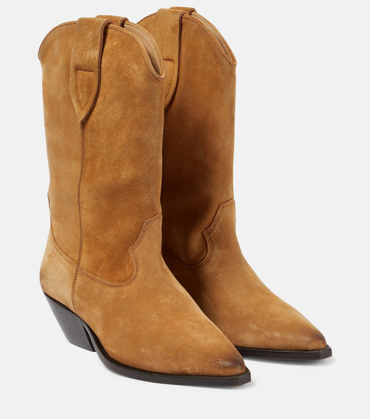 Isabel Marant Duerto suede ankle cowboy boots Isabel Marant