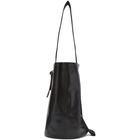 Jil Sander Black Bucket Backpack