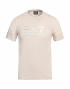 Ea7 Mens T-shirt in Beige