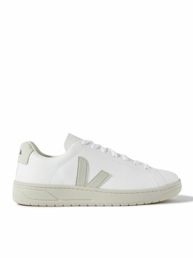 Photo: Veja - Urca Vegan Suede-Trimmed Faux Leather Sneakers - White