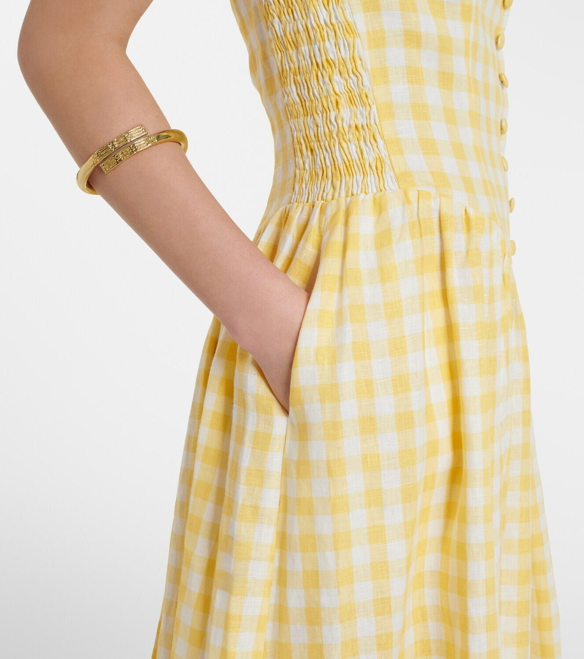 Faithfull Fortia linen midi dress