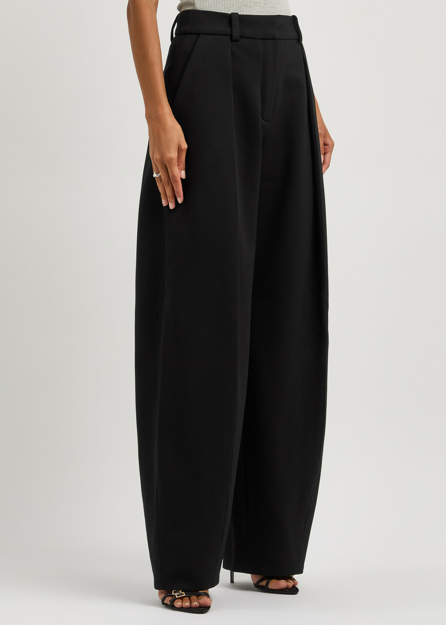 Jacquemus Le Pantalon Passeo Barrel-leg Trousers Black Jacquemus