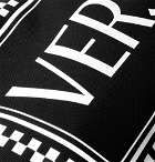 Versace - Logo-Print Nylon Belt Bag - Black