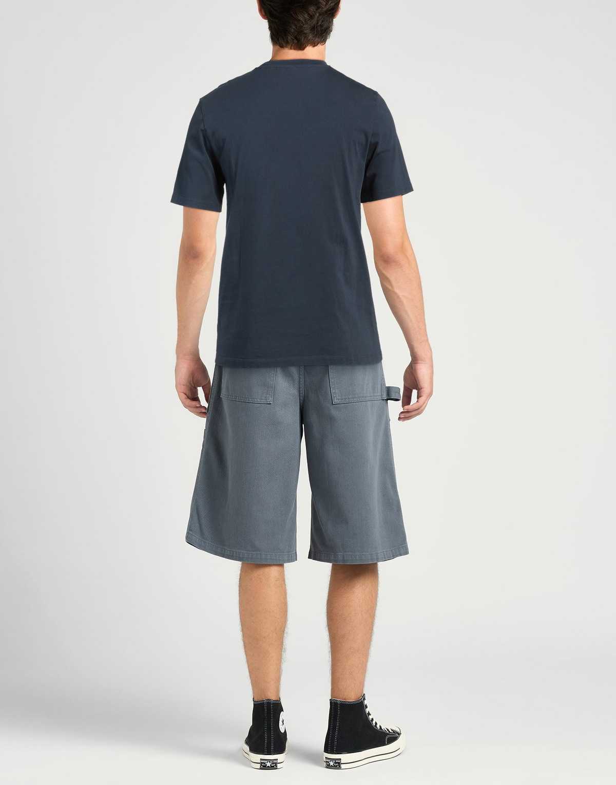 Maison Kitsuné Mens T-shirt Midnight in Blue