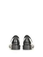 Prada Chocolate Loafers In Brushed Leather