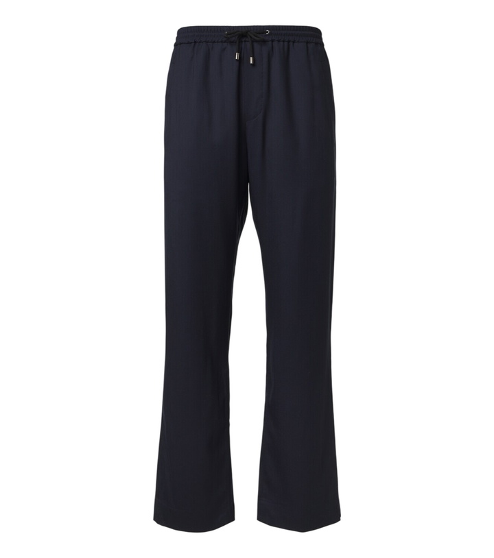 Photo: God's True Cashmere Navy Soul cashmere wide-leg pants
