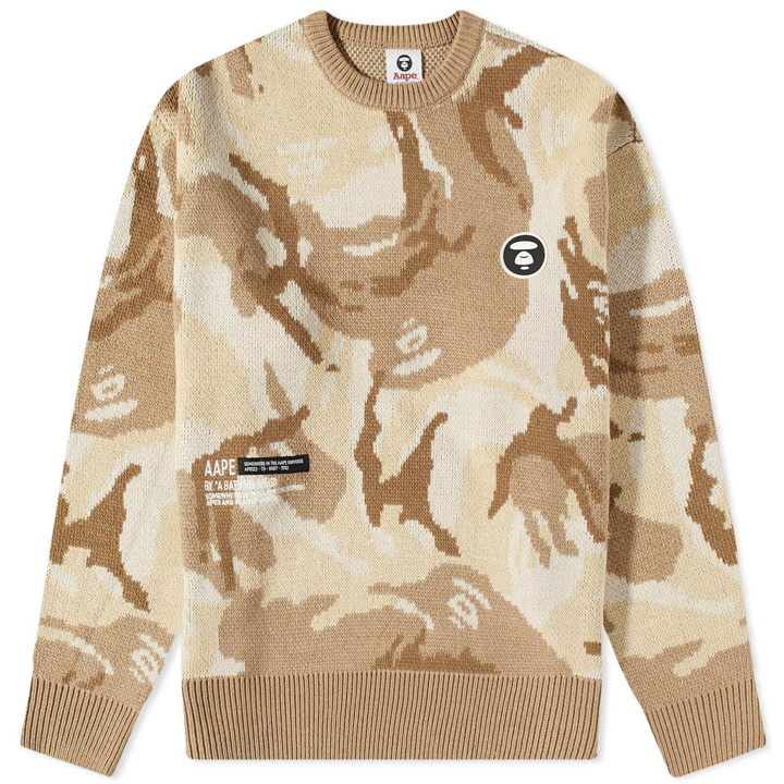 Photo: Men's AAPE Jacquard Knit in Camo