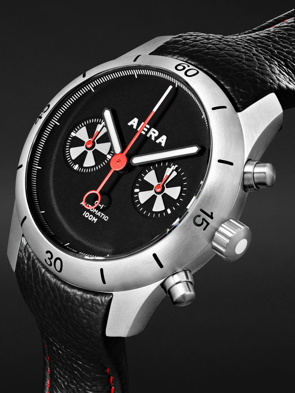 Aera - C-1 Rennsport Limited Edition Automatic Chronograph Stainless Steel Watch