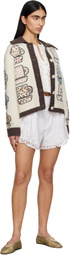 SEA NY Beige Emila Cardigan