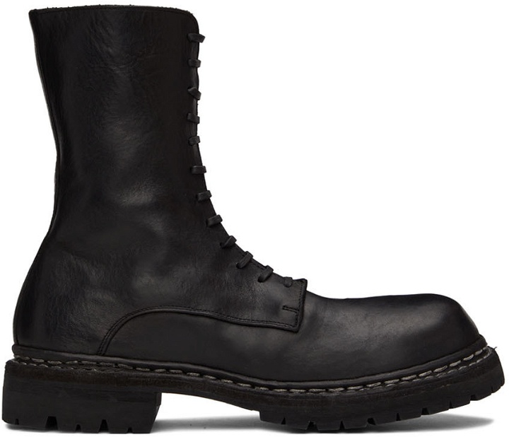 Photo: Guidi Black GR05V Lace-Up Boots