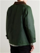 Drake's - Corduroy-Trimmed Waxed-Cotton Jacket - Unknown