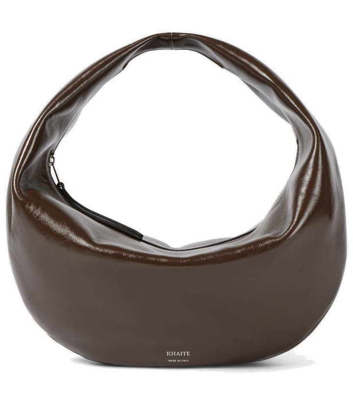 Photo: Khaite Olivia patent leather shoulder bag