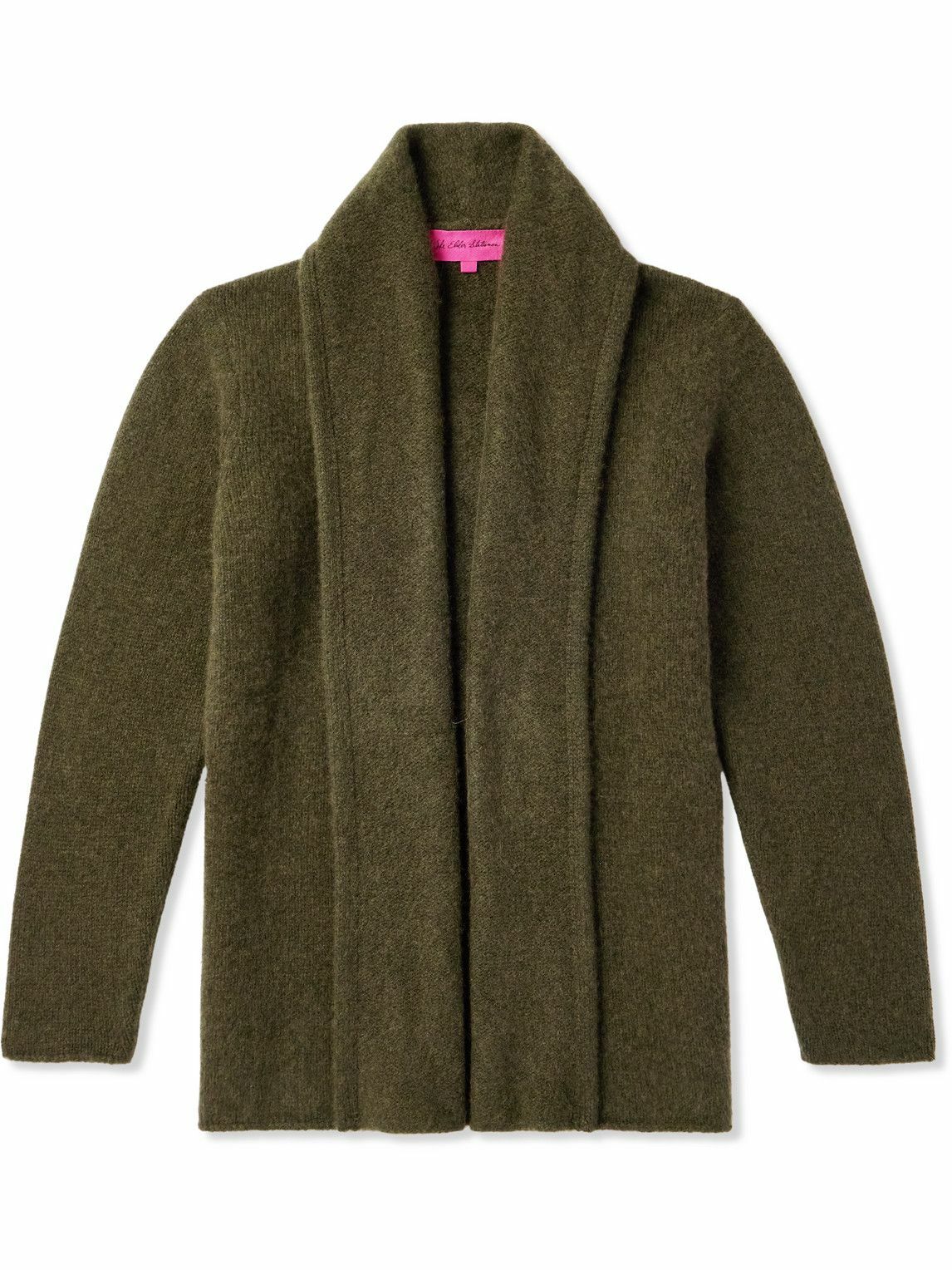 The Elder Statesman - Shawl-Collar Cashmere Cardigan - Green