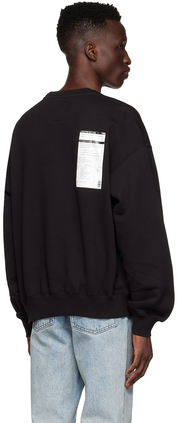 Chemist Creations Black Cotton Sweatshirt