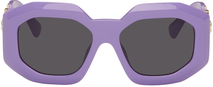 Versace Purple Maxi Medusa Biggie Sunglasses Versace display picture 3