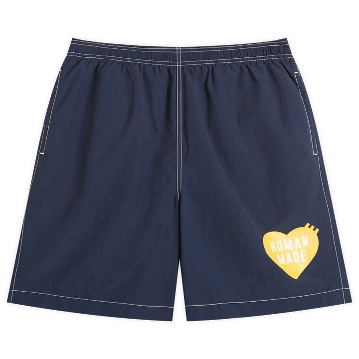 Photo: Human Made Men's Heart Swim Shorts in Navy
