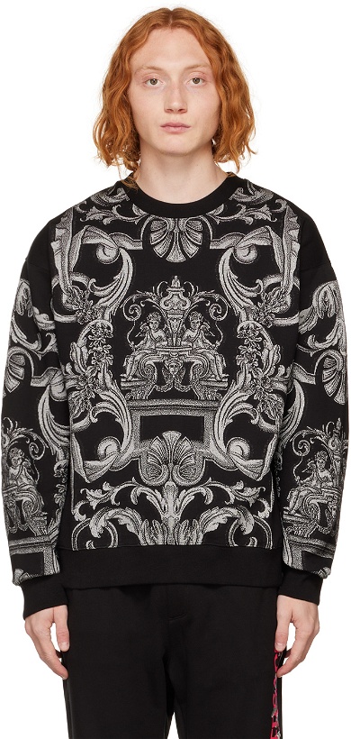 Photo: Versace Black Baroque Sweatshirt