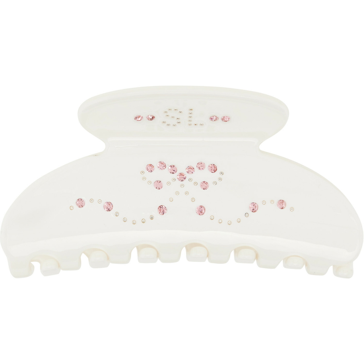 Sandy Liang White Princess Hair Claw Hair Clip