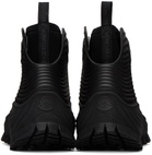 Moncler Black Aqua High Rain Boots