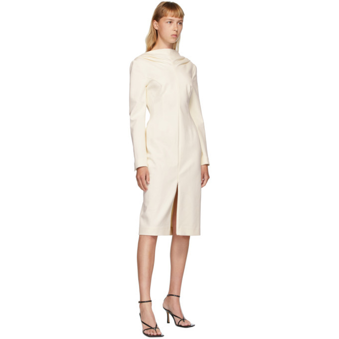 Situationist SSENSE Exclusive Off-White Open Back Dress