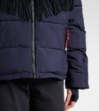 The Upside Fox fringed ski jacket