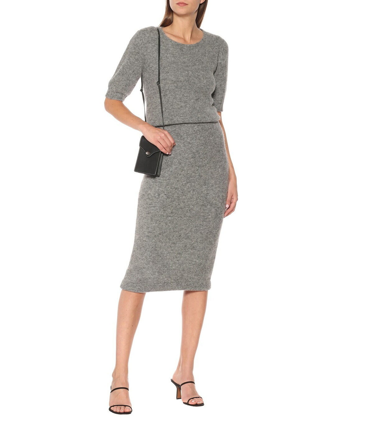 Dorothee Schumacher - Soft Flash alpaca-blend knit midi skirt Dorothee ...