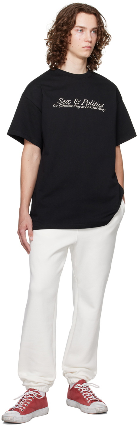 Mr. Saturday Black 'S&P' T-Shirt