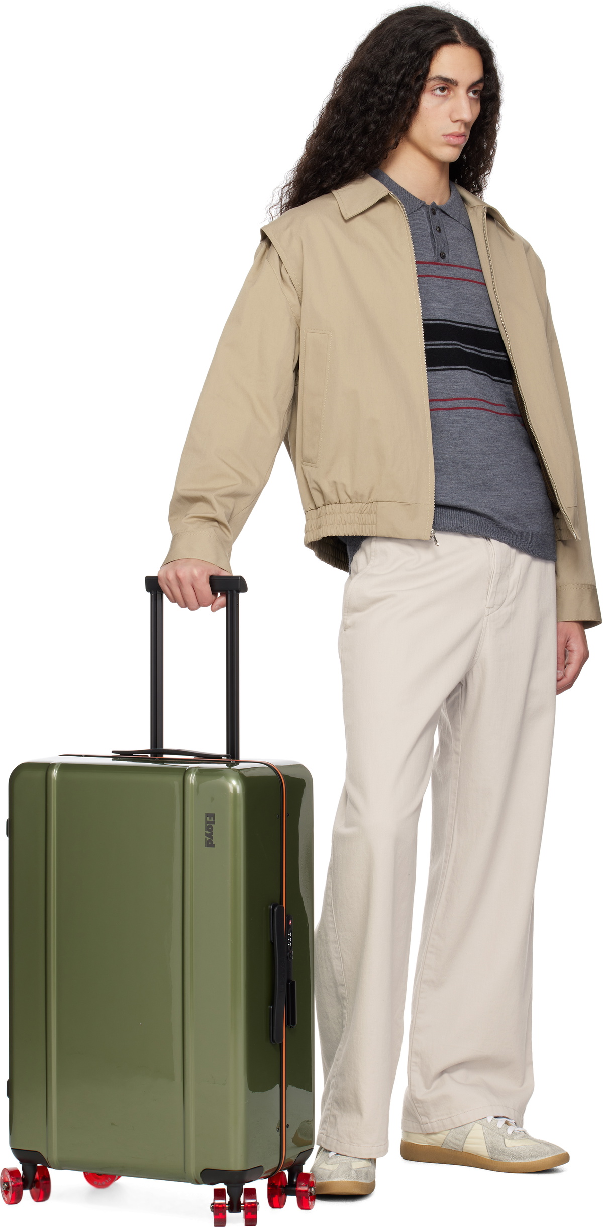 Floyd Green Check-In Suitcase