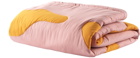 Claire Duport Pink & Orange Large Form II Throw Blanket