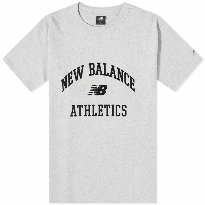 Photo: New Balance Men's Athletics Varsity Graphic T-Shirt in Athletic Grey