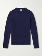 Massimo Alba - Bruce Alpaca-Blend Sweatshirt - Blue