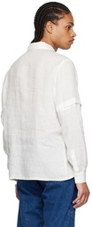 Paloma Wool Off-White Linen Shirt