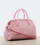 Jacquemus Turismo Small raffia-effect bowling bag