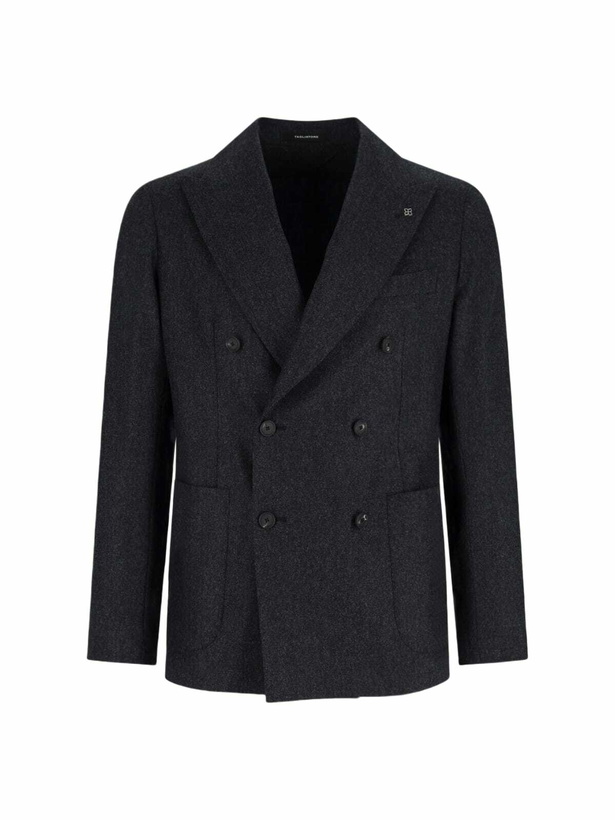 Photo: Tagliatore Double-breasted Virgin Wool Blazer