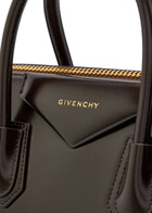 Givenchy Antigona Small Leather top Handle bag - Chocolate - One Size