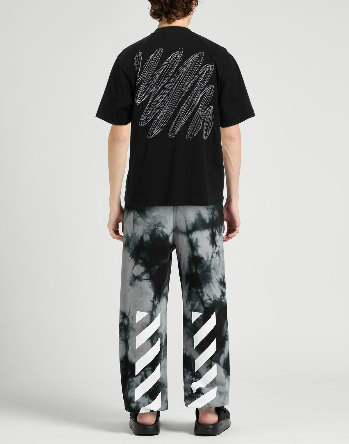 Off-white Mens T-shirt in Black