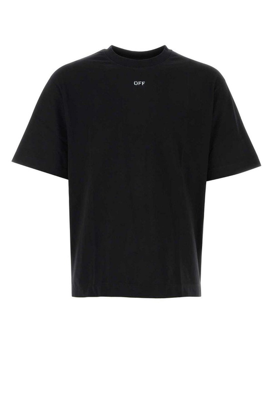 Photo: Off-White Logo Printed Crewneck T-shirt