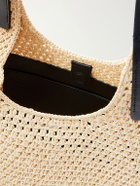 LOEWE - Paula's Ibiza Leather-Trimmed Woven Raffia Tote Bag