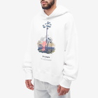 Palm Angels Men's Douby Popover Hoodie in Off White