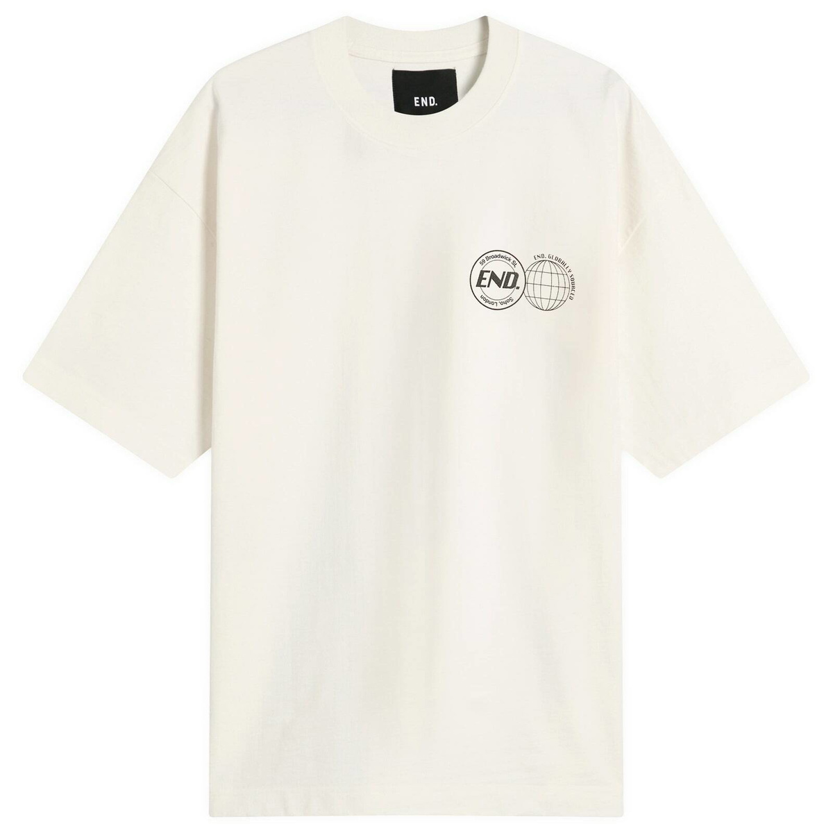 END. City Series 2.0 London T-Shirt in Ecru