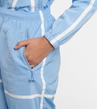 Adam Selman Sport Taped mid-rise trackpants