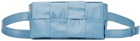 Bottega Veneta Blue Cassette Belt Bag