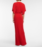 Norma Kamali Obie jersey maxi dress