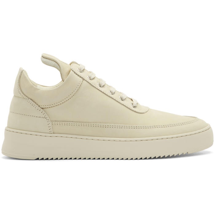Photo: Filling Pieces Beige Low Ripple Sneakers 