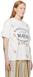 Bode White 'Tournament' T-Shirt