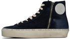 Golden Goose Navy Hi Francy Classic Sneakers